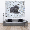 Cute Neapolitan Mastiff Print Tapestry