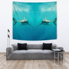 Shark Fish Print Tapestry