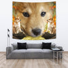 Shiba Inu Dog Print Tapestry