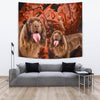 Cute Sussex Spaniel Print Tapestry