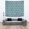 Alaskan Malamute Dog Pattern Print Tapestry