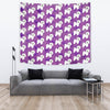 Bichon Fries Dog Pattern Print Tapestry