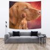 Cute Vizsla Dog Print Tapestry