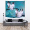 Lovely Snowshoe Cat Print Tapestry