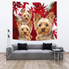 Lovely Yorkshire Terrier Print Tapestry