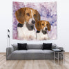 Amazing American Foxhound Dog Print Tapestry