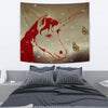 Amazing Red Unicorn Print Tapestry