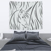 Amazing Sketch Unicorn Print Tapestry