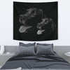 Black Labrador Print Limited Edition Tapestry