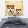 Cute Akita Inu Dog Print Tapestry