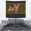 Abyssinian cat Print Tapestry