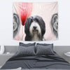 Bearded Collie Print Tapestry