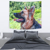 German Shepherd Dog Art Print Tapestry