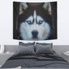 Siberian Husky Dog Art Print Tapestry