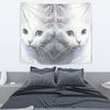 Turkish Angora Cat Print Tapestry