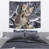 American Bobtail Kitten Print Tapestry
