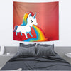 Rainbow Unicorn Print Tapestry