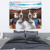 English Springer Spaniel Print Tapestry