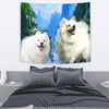 American Eskimo Dog Print Tapestry