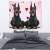 Amazing Doberman Pinscher Print Tapestry