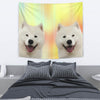 Cute Samoyed dog Print Tapestry