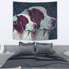 Brittany Dog Art Print Tapestry