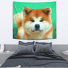 Cute Akita Dog Print Tapestry