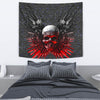 Gun And Skull Print Limited Edition Tapestry