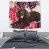 Cute American Water Spaniel Print Tapestry