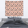 Border Collie Dog Pattern Print Tapestry