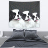 Cute Japanese Chin Dog Print Tapestry