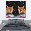 Somali cat Print Tapestry