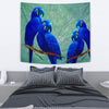 Hyacinth Macaw Parrot Print Tapestry