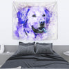 Labrador Dog Watercolor Art Print Tapestry