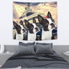 Amazing Boston Terrier Print Tapestry