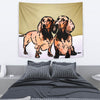 Dachshund Dog Print Tapestry