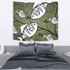 White Fish Print Tapestry