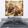 Bullmastiff Dog Print On Tapestry