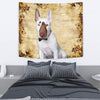 Bull Terrier Dog Print TapestryFree Shippping