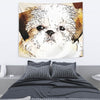 Cute Shih Tzu Dog Print Tapestry