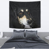 Black Saluki Dog Print Tapestry