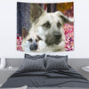 Cute Chinook Dog Print Tapestry