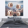 Cute Clumber Spaniel Print Tapestry