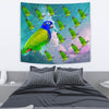 Blue Headed Parrot Print Tapestry