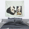 Cute Old English Sheepdog Print Tapestry