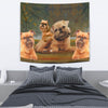 Brussels Griffon Print Tapestry