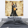 Lovely Doberman Pinscher Print Tapestry