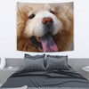 Chow Chow Dog Blue Tongue Print Tapestry