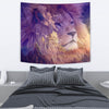 King Lion Print Tapestry