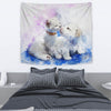 Loving Cat And Dog Art Print Tapestry